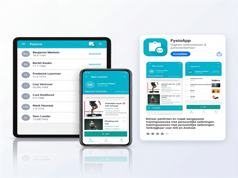 PhysioMate app preview